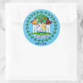 ベリーズコートオブアームズシール ラウンドシール (バッグ)