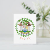 ベリーズコートオブアームズ ポストカード (スタンド正面)