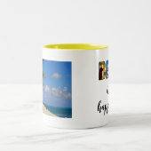 ベリーズザビーチはマイハッピープレイス ツートーンマグカップ (中央)