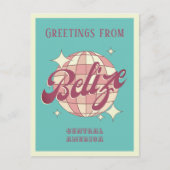 ベリーズセントラルアメリカバケーションレトロハガキ ポストカード (正面)