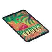 ベリーズセントラルアメリカヴィンテージトロピカル1950s マグネット (右側)