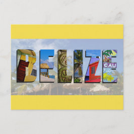 ベリーズトロピカルビーチブルー海旅行写真 ポストカード