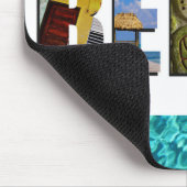 ベリーズトロピカルビーチブルー海旅行写真 マウスパッド (コーナー)