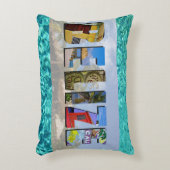 ベリーズトロピカルブルー海ウォーターズ旅行写真 アクセントクッション (正面(垂直))