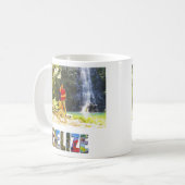 ベリーズバケーショントリップ自分の旅行写真を作成 コーヒーマグカップ (正面左)