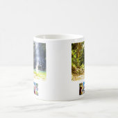 ベリーズバケーショントリップ自分の旅行写真を作成 コーヒーマグカップ (中央)