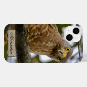 ベリーズブラウン道端ホーク鳥写真 Case-Mate iPhoneケース (裏面 (横))