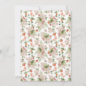 ベリーズベビーシャワー招待状 招待状 (裏面)