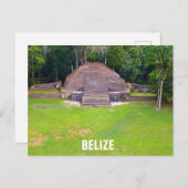 ベリーズマヤ遺跡カラコール旅行写真 ポストカード (正面/裏面)