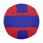 ベリーズ国旗とコート・オブ・アームズ 野球ボール (裏面)