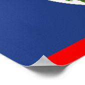 ベリーズ国旗の国記号 ポスター (角)