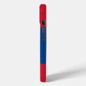 ベリーズ国旗のApple iPhone 15 Case-Mate iPhoneケース (裏面 / 左)
