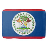 ベリーズ国旗を持つ大きなバスマット バスマット (正面)