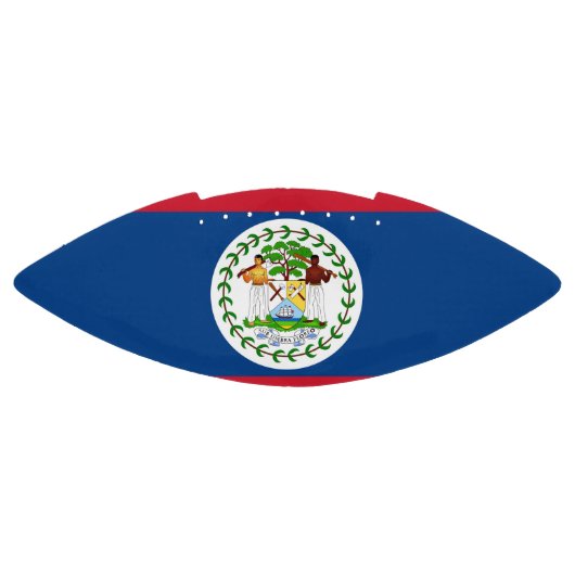 ベリーズ国旗を持つ愛国的なアメリカンフットボール アメリカンフットボール (パネル)