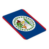 ベリーズ国旗を持つ愛国的な柔軟な磁石 マグネット (右側)