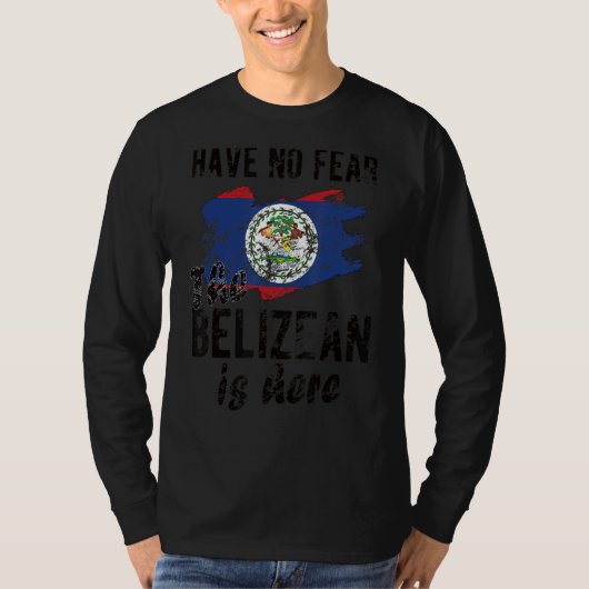 ベリーズ国旗ベリーズのルーツ Tシャツ (正面)