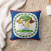 ベリーズ国旗 クッション (ブランケット)