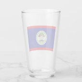 ベリーズ国旗 タンブラーグラス (裏面)