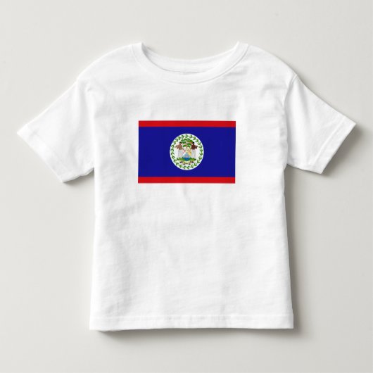 ベリーズ国旗 トドラーTシャツ (正面)