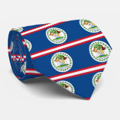 ベリーズ国旗 ネクタイ (ロール)