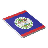 ベリーズ国旗 ノートパッド (アングル)