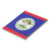 ベリーズ国旗 ノートパッド (回転)