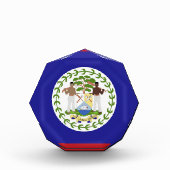 ベリーズ国旗 フォトブロック (正面)