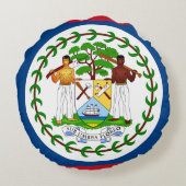 ベリーズ国旗 ラウンドクッション (裏面)