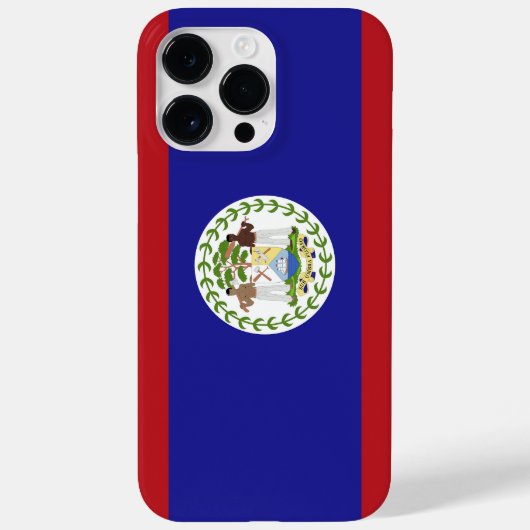 ベリーズ国旗 Case-Mate iPhoneケース (裏面)