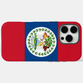 ベリーズ国旗iPhone 16 Pro Maxケース Case-Mate iPhoneケース (裏面 (横))