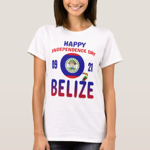 ベリーズ43rd独立記念日ベリーズプライド国旗 tシャツ
