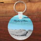 ベリーズ・イグアナの海のリズム キーホルダー (正面)