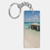 ベリーズ、カリブのシー、ゴフカイエ。小さな島 キーホルダー (正面左)