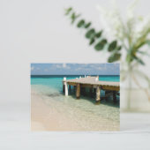 ベリーズ、カリブのシー、ゴフカイエ。小さな島 ポストカード (スタンド正面)