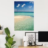 ベリーズ、カリブの海。小さな島、ゴフ・カイエ ポスター (ホームオフィス)