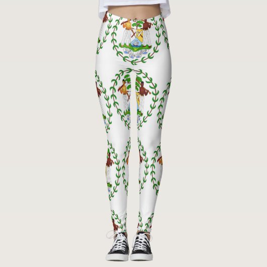 ベリーズ クレオール国旗 レギンス (正面)