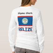 ベリーズ ベリーズ国旗 オーダーメイド Tシャツ (裏面)