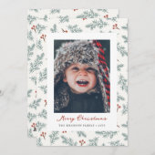 ベリーズ・ボタニカル・クリスマスカード シーズンカード (正面/裏面)