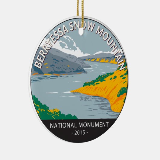 ベリーセサスノーマウンテンナショナルモニュメントヴィンテージ セラミックオーナメント (右)