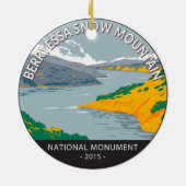 ベリーセサスノーマウンテンナショナルモニュメントヴィンテージ セラミックオーナメント (裏面)
