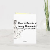 ベリーダンサーありがとう サンキューカード (裏面)