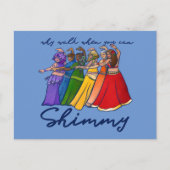 ベリーダンサーのシムが出来る時に歩く理由 ポストカード (正面)