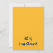 ベリーダンサーのシムが出来る時に歩く理由 招待状 (裏面)