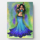 ベリーダンサーアート フォトプラーク (正面)
