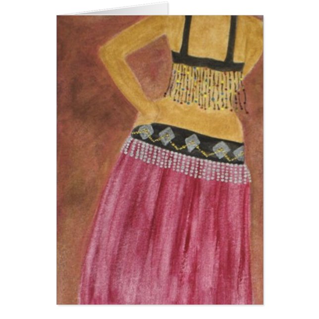 ベリーダンサーカード (正面)