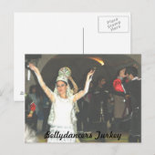 ベリーダンサータートルコ ポストカード (正面/裏面)