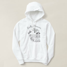 ベリーダンサーダーブカドラム基本フード付きスウェットシャツ パーカ