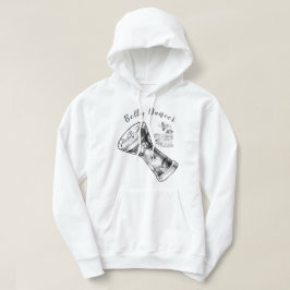 ベリーダンサーダーブカドラム基本フード付きスウェットシャツ パーカ