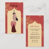 ベリーダンサーモロッコアーチ 名刺 (正面/裏面)