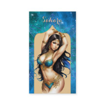 ベリーダンサーモロッコブルーターコイズ